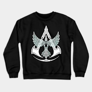 Valhalla Odin crow Crewneck Sweatshirt